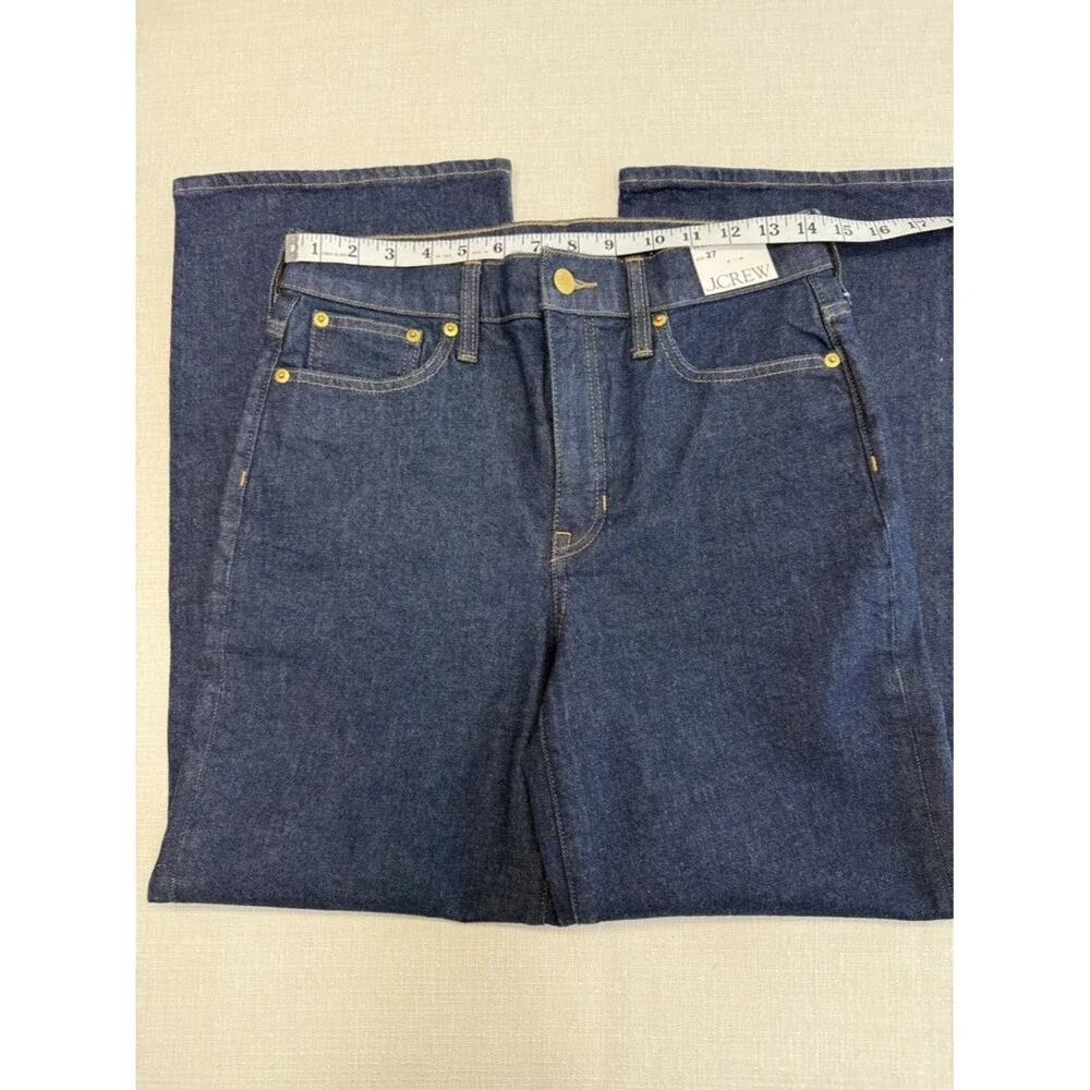 J. Crew 96 Slim Wide Dark Indigo Jeans